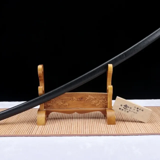 Katana – Folded Damascus Steel | Dark Concealed Samurai Sword